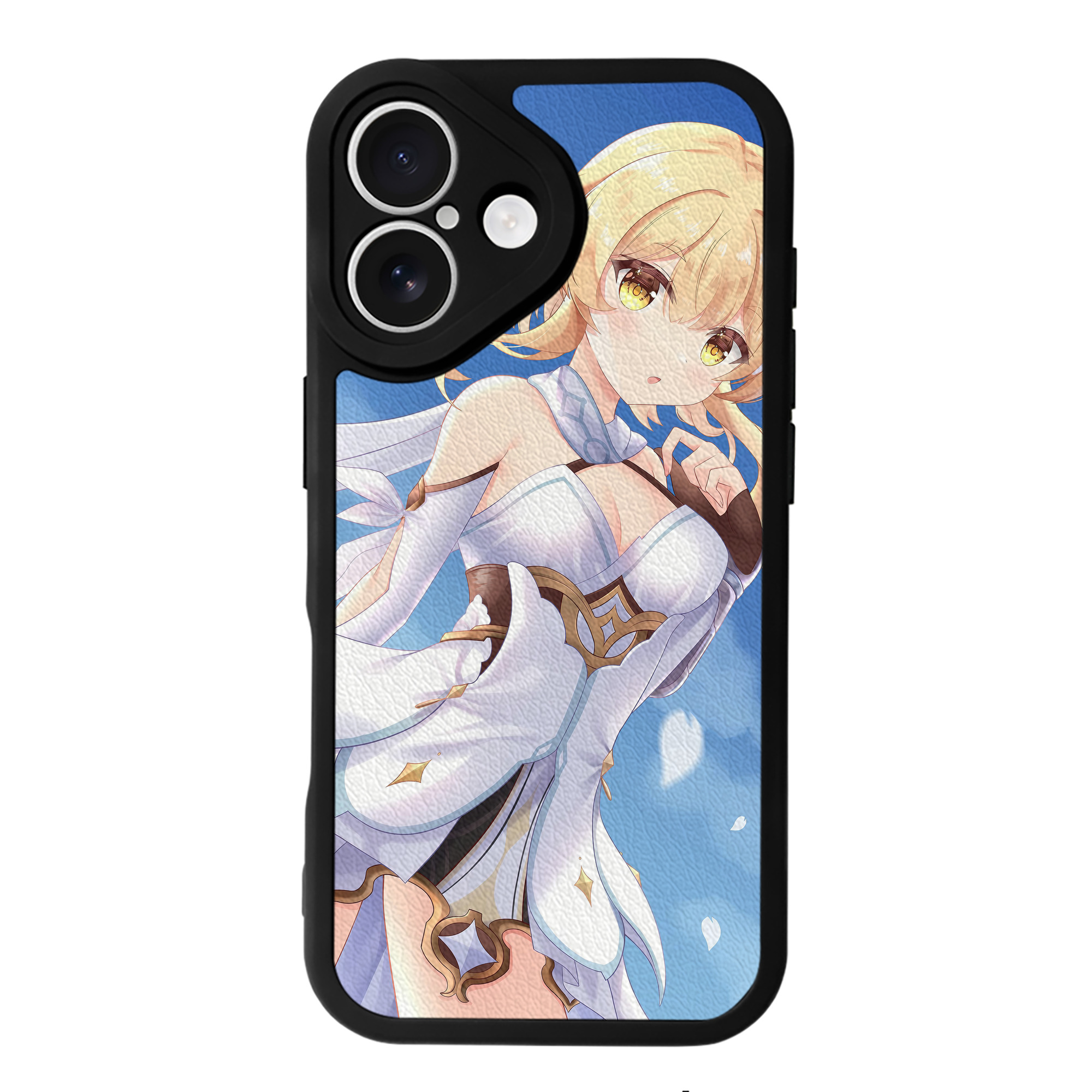 げんし神 genshin 【iPhone 16シリーズ対応】シリコンスマホケース（レザー調） 材質：シリコン